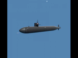 submarino ca&ccedil;ador Modelo 3D