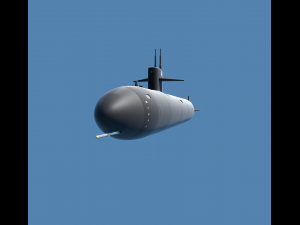 hunter submarine 3D Модель