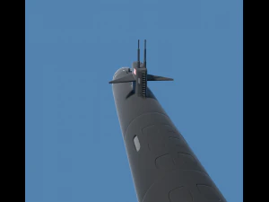 submarino ca&ccedil;ador Modelo 3D
