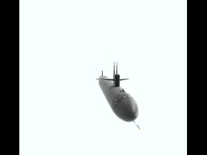 submarino ca&ccedil;ador Modelo 3D