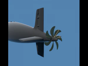 submarino ca&ccedil;ador Modelo 3D