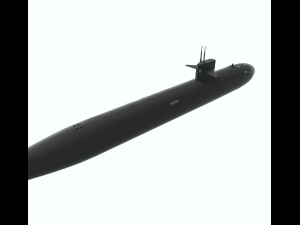 hunter submarine 3D Модель