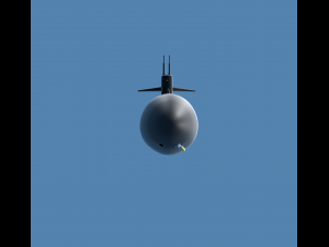 hunter submarine 3D Модель