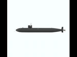 hunter submarine 3D Модель