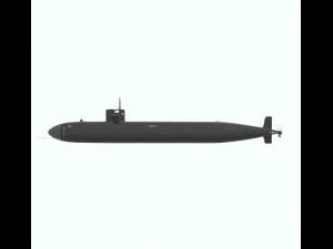 submarino ca&ccedil;ador Modelo 3D