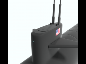 hunter submarine 3D Модель