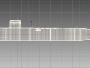 hunter submarine 3D Модель