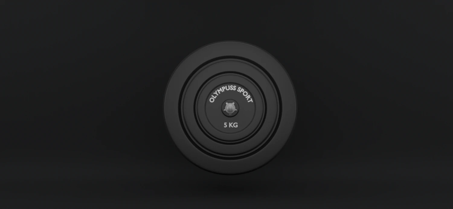 barbell and weights 3D Model .c4d .max .obj .3ds .fbx .stl .blend 