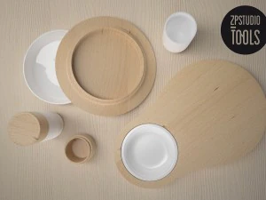 zpstudio tools dishes 3D Model