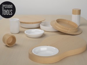 zpstudio tools dishes 3D Model