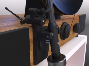 gramovox floating record vertical turntable 3D मॉडल