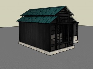 garden pavilion 3D Модель