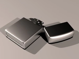 Zippo-Feuerzeug 3D Modell