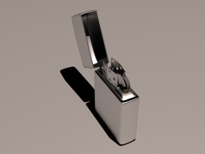 zippo lighter 3D Model