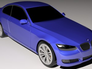 bmw e92 - e90 couep sport car 3D Model