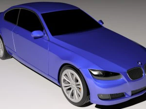 BMW E92 - E90 Coup&eacute;-Sportwagen 3D Modell
