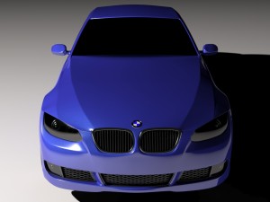 bmw e92 - e90 couep sport car Modello 3D