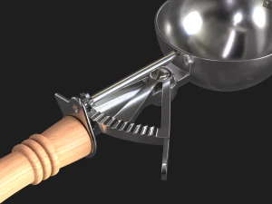 Ice Cream Scoop 001 3D Model