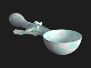 Ice Cream Scoop 001 3D Model