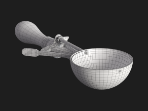 Ice Cream Scoop 001 3D Модель