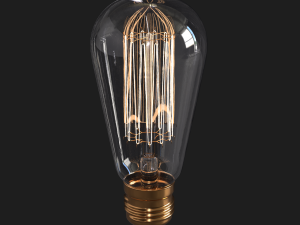 Vintage Light Bulb 001 Modelo 3D