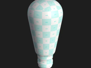 Vintage Light Bulb 001 3D Model
