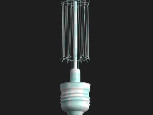 Vintage Light Bulb 001 3D Model