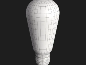 Vintage Light Bulb 001 3D Model