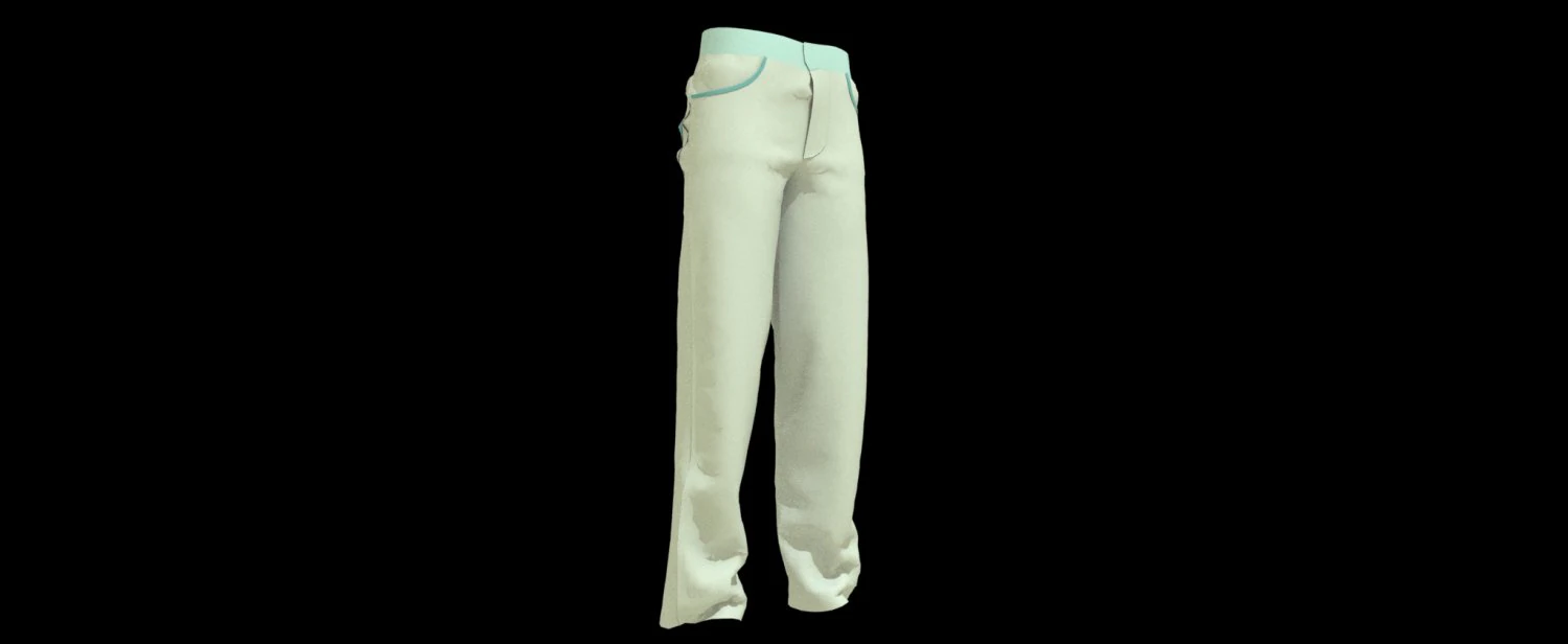 pants 3D Model .c4d .max .obj .3ds .fbx .stl .blend 