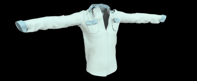 shirt 3D Model .c4d .max .obj .3ds .fbx .stl .blend 