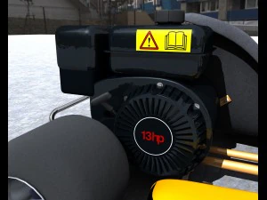 racing go kart 3D Model