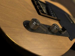 fender telecaster electric guitar Model 3D