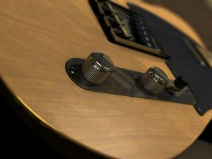fender telecaster electric guitar 3D Model