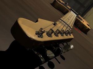 fender telecaster electric guitar Model 3D