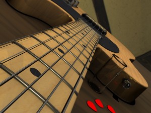 fender telecaster electric guitar Model 3D