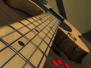 fender telecaster electric guitar 3D Model