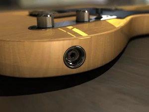 fender telecaster electric guitar 3D Model