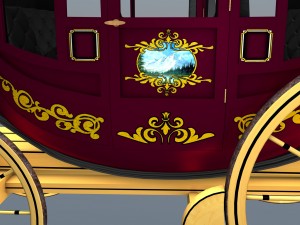 stagecoach wagon Modelo 3D