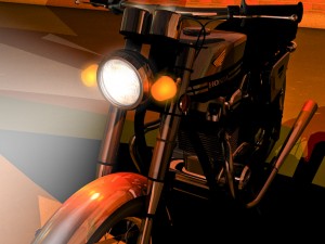 honda cb175 motorcycle 3D मॉडल