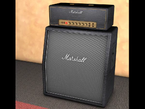 amplificatore per chitarra marshall jtm45 Modello 3D