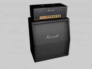 marshall guitar amp jtm45 3D-Modell