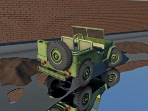 willys jeep army 3D Модель