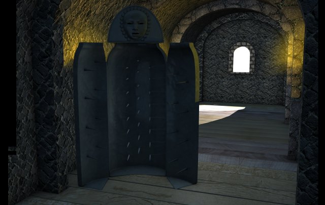 iron maiden torture device Modelo 3D .c4d .max .obj .3ds .fbx .stl .blend
