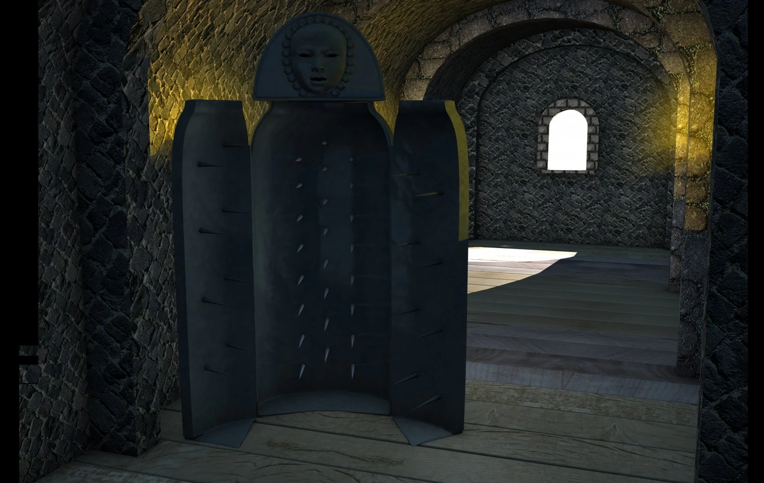 iron maiden torture device 3D Model .c4d .max .obj .3ds .fbx .stl .blend