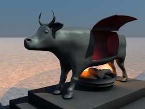 brazen bull torture device Modello 3D