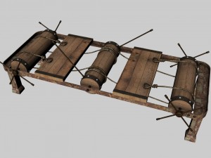 the rack torture device 3D Model