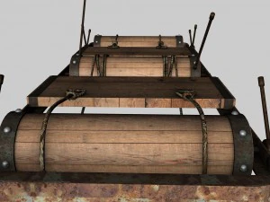 the rack torture device 3D Model