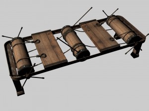 the rack torture device 3D Model