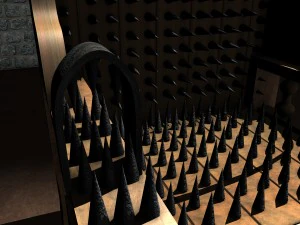 torture chair judas iron 3D Model