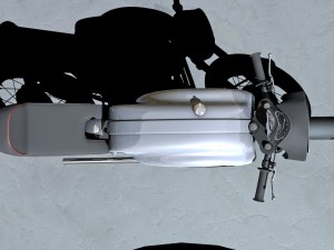 norton manx motorcycle Modelo 3D